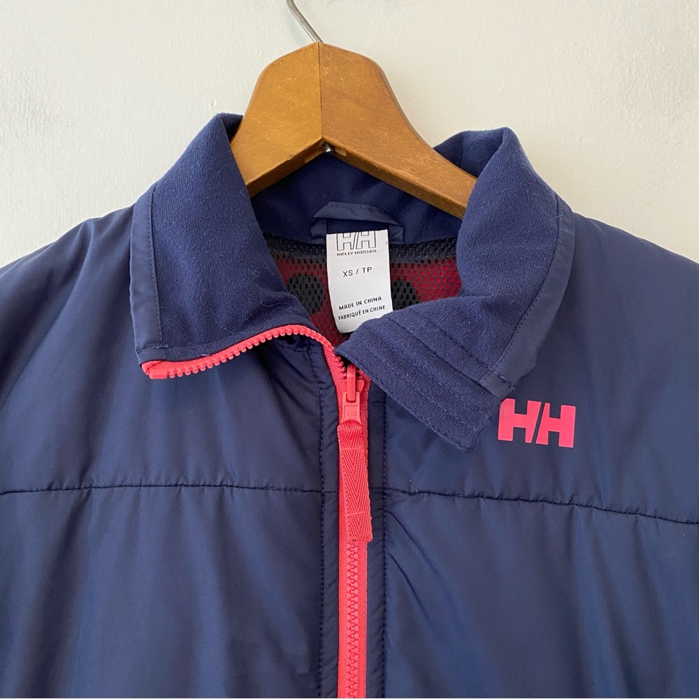 Helly Hansen H2flow Jacket Coat Full Zip Navy Blu… - image 3